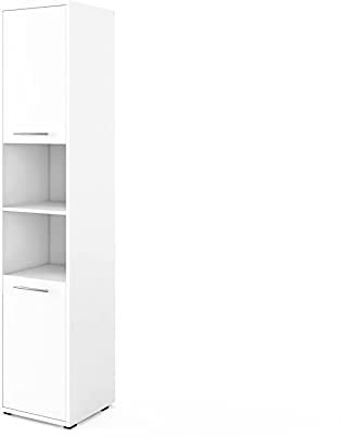 Beischrank Concept PRO CP8 Schrank Hochschrank für Wandbetten 2 Türen (Weiß)