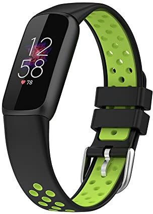 Strap-it Sportarmband Grün - Passend für Fitbit Luxe - Armband für Smartwatch - Ersatzarmband