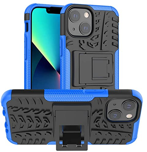 CoolGadget Outdoor Handyhülle für iPhone 13 Stoßfest Blau