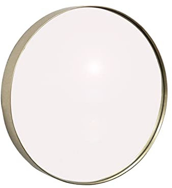 Studio Round Wood Accent Wall Mirror/Vanity Mirror/Bathroom Mirror (80.5 dia x 4 cm, Champagne Silver)
