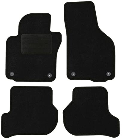 TEXER Textil Fußmatten Passend für VW Golf VI Bj. 2008-2013 Basic