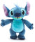 Disney Store Peluche de Stitch Que se Mantiene de pie, Lilo y Stitch, Altura: 22 cm, Peluche del tierno Extraterrestre cósmico con Detalles Bordados, de Tejido Muy Suave, para Todas Las Edades