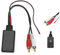 Adaptador Bluetooth para Coche, Adaptador de Radio RCA Bluetooth 5,0, Cable de Música de Audio Inalámbrico Portátil para Coche Compatible con Kenwood