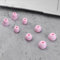 8 PCS Silikon-Ohrstöpsel für beats Flex/Beats X/Beats Pro Kopfhörer Ohrkappen Ohrpolster Ersatz Soft Ear Plug EarBuds Zubehör (rosa)