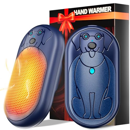 Electric Hand Warmers Rechargeable 2 Pack 3000Mah*2, Portable Heater Battery Powered, Men Women Gifts for Chrismas, Outdoor Camping, Hunting