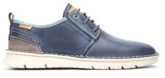 Pikolinos Schnürschuhe in Leder Rivas für Männer Farbe Pacific