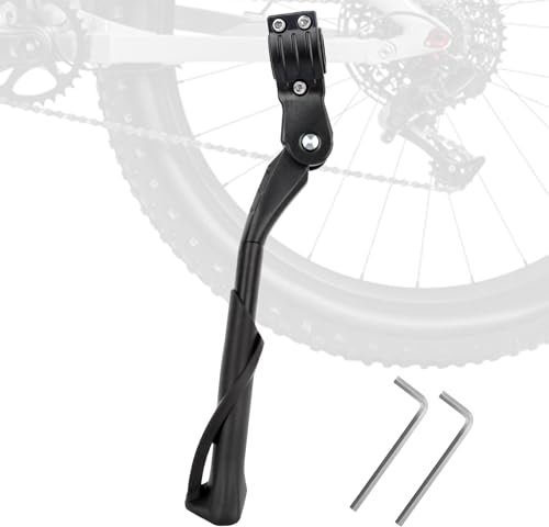 TINGTING Fahrradständer 24-29 Zoll aus Stahl – Robuste und Stabile Fahrradstütze für Mountainbikes, E-Bikes, Gravel Bikes und Rennräder, Universell Montierbar, Perfekt als Fahrrad Zubehör