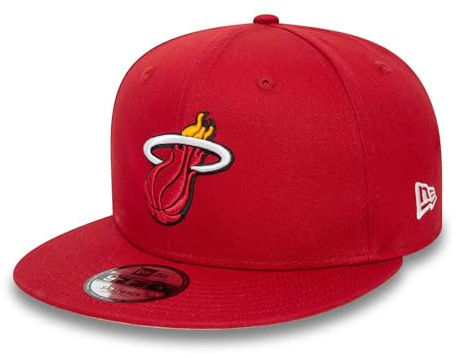 New Era - NBA Miami Heat Rear Logo 9Fifty Snapback Cap, Größe:S-M