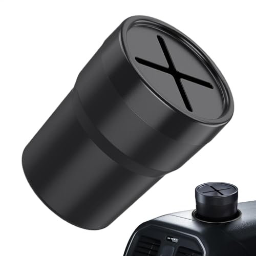 Cup Holder Trash Can for Car | Desk Garbage Can with Lid | Vehicle Trash Bin for Car Interior Accessories, Countertop Storage Can for Study, Kitchen, Dinning Room