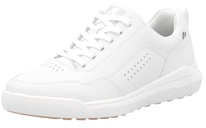 Rieker Herren Schnürschuh Halbschuh Einlagen flexibel leicht langlebig U1101, Größe:43 EU, Farbe:Weiß