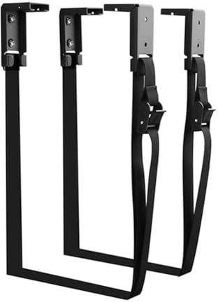 Suanzua Adjustable PC Case Holder - Under Desk & Wall Mounted CPU Stand, Computer Mainframe Hanger, Host Box Bracket Rack