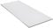 WRK21 Tischplatte 140 x 80 cm Weiss/Aluminium - 18 mm melaminbeschichtete Arbeitsplatte, ABS-Kante, pflegeleicht - für Schreibtische, Home-Office & DIY