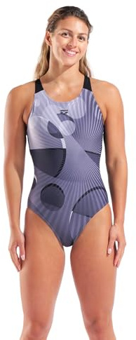 Arena Damen Performance Depth V Back One Piece Practice Swimsuit Wide Straps Ergonomic Back Badeanzug (1er Pack)