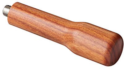 scarlet espresso | Edelholzgriff »Precioso« für Siebträger mit M12 Edelstahlschraube für Rocket Bezzera La Marzocco etc. (Sandelholz - Braun, Griff3)