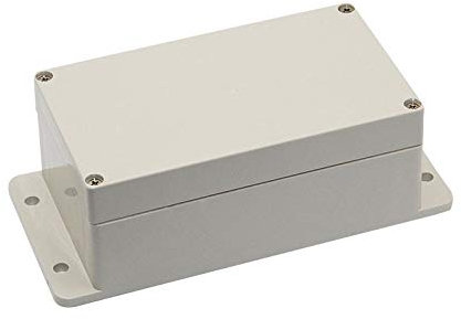 Scatola di derivazione, impermeabile, IP65, ABS, custodia per progetti di elettronica, fai da te, alimentatori, mis. 27, bianco