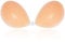 Niidor Adhesive Bra Strapless Sticky Invisible Push Up Silicone Bra Nipple Covers for Backless Dress Orange