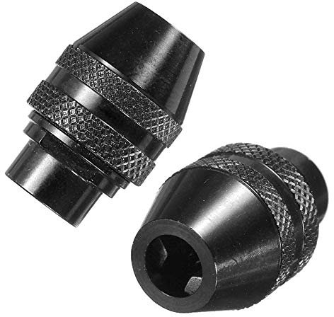 Gasea 2pcs Universel Remplacement du Mandrin sans Clé Mini Mandrin à Changement Rapide Pour Outils Rotatifs Dremel 4486 3000 4000 7700 8200