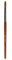 Kads – Pinceau en poils de martre Kolinsky avec manche en bois de rose pour ongles en acrylique, la manucure