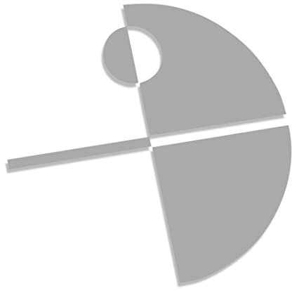 Star Wars - Minimal Death Star Todesstern L 0149 (Silber) // Sticker OEM JDM Style Aufkleber