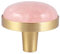 Nupuyai Set of 2 furniture knobs, crystal cabinet knobs, round drawer knobs, large handles, door handles for kitchen, rose quartz