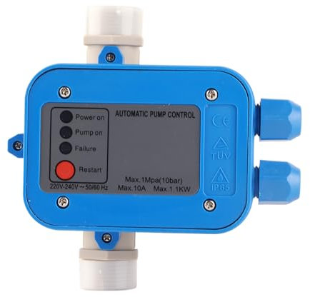 Presscontrol bomba agua, controlador automático de presión de bomba de agua de 10A 1.1Kw, regulador electrónico de interruptor de presión de 1Mpa 10 Bar
