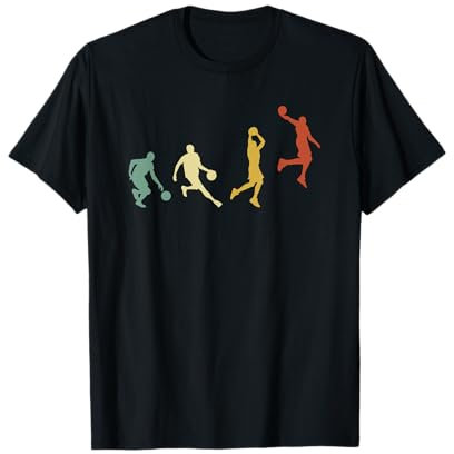 Dunking Basketball Spieler Evolution T-Shirt