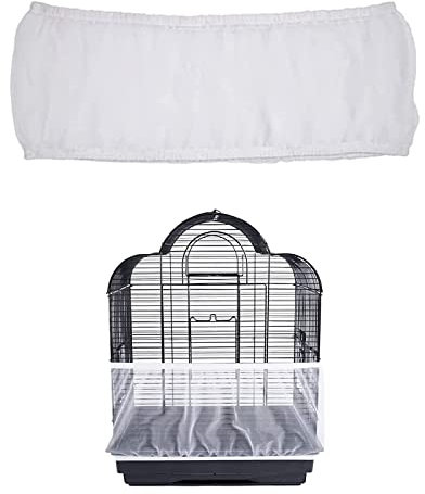 Hudiepan Samenfänger für Vogelkäfig, Vogelkäfig Schutznetz, Vogelkäfig-Abdeckung, Vogelkäfig-Samenfänger, Vogelkäfig Netz Schutznetz, VogelkäFig SamenfäNger Nylon Mesh für Birds Parrot Pet