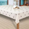 laro Wachstuch-Tischdecke Sterne Weihnachten Weihnachts-Motive PVC Wachstischdecke Eckig Meterware Wasserabweisend Abwischbar |20|, Muster:Sterne Creme-Gold, Größe:118x260