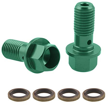 Bullone Banjo M10,1 Paio Di Vite Pinza Freno Moto Freno Moto Viti Tubo Bulloni Per Freno Moto Raccordo Freno In Alluminio Bullone Banjo Banjo Bulloneria E Rondelle Per Cilindro Maestro M10 X1.25