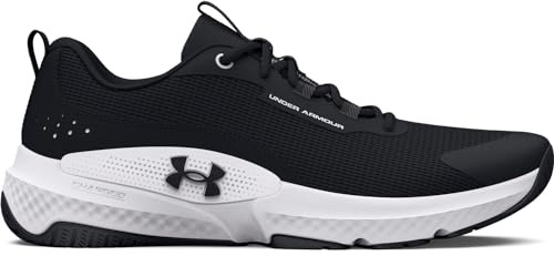 Under Armour Men's Dynamic Select Cross Trainer, (001) Black/White/Black, 8.5