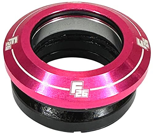 Fantic26 Stunt-Scooter/BMX Full Integrated Headset Steuersatz Kugellager 1 1/8'' I Trick I Tret I Kinder I Roller I Bearing I Topcap I passend für Fast alle Stunt Scooter (Pink)