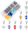Johotone Schutzengel Anhänger Schlüsselanhänger Engel Charme Perlenengel Anhänger für DIY Hochzeit Taufe Geschenk Anhänger Basteln 50 Sets