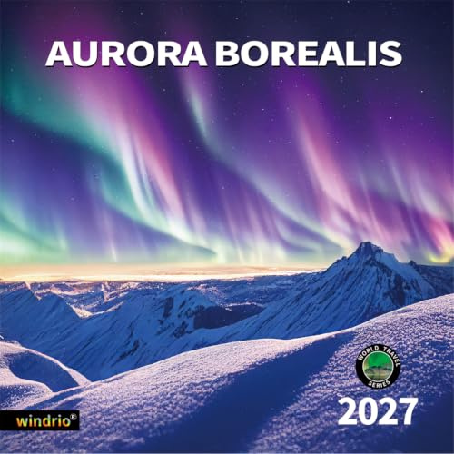 2026 Wandkalender, Kalender 2026, November 2025 – Dezember 2026, Wandkalender Aurora, 30,5 x 61 cm geöffnet, ganzseitige Monate, dickes und stabiles Papier als Geschenk, perfekte Kalenderorganisation