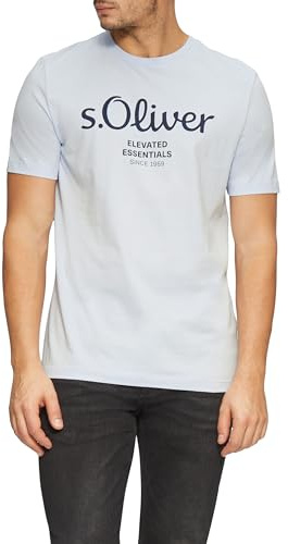 s.Oliver T-Shirt aus Baumwolle mit Label-Print