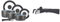 Tower Freedom T800201 7 Piece Cookware Set with Ceramic Coating, Stackable Design and Detachable & Freedom T800207 Detachable Bakelite Handle with Clip and Grip Mechanism, Black
