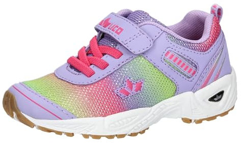 Lico Barney Hallenturnschuhe, lila/pink/Lemon, 41 EU
