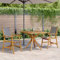 ShGaxin 3-TLG. Garten-Essgruppe Massivholz Akazie, Esstisch Mit Stühlen Set, Gartenmöbel Sitzgruppe, Balkon Möbel, Gartenlounge Set, Terrassenmöbel, Balkonmöbel Set - 3283574
