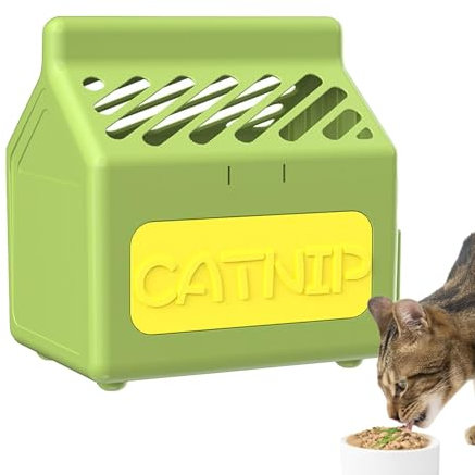 Qumiuu Macetero de hierba para gatos de habitación, hidropónica, maceta de hierba de gato, antiexcavación de leche, forma de brotes de hierba, cuencos desmontables, juego de hierba gatera y hierba