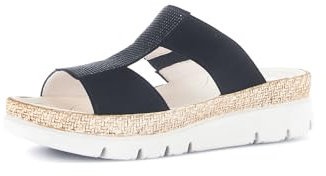 Gabor Damen Pantoletten, Frauen Slipper,Best Fitting,Backless Slipper,Gartenschuhe,Sommerschuhe,sommerclogs,Sandalen,Mules,schwarz,39 EU / 6 UK