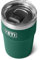 YETI Rambler Cup, Vacuum Insulated Stainless Steel Stackable Cup with Magslider Lid, Black Forest Green, 16 oz (473 ml)