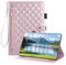 Vaitasy Custodia per Samsung Galaxy Tab S10 FE/ S9 FE/ S9 Cinturino da polso Cerniera Portadocumenti Cover Business Pelle PU Custodia per Galaxy Tab S9 Oro Rosa