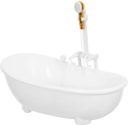 Toyvian Bañera para Muñecas Reborn Eléctrica con Rociador Piscina Duradera y Ecológica