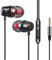 Auriculares con Cable, Cascos con Cable con Microfono y Control de Volumen Auriculares in Ear compatibles con iPhone, Galaxy, Sony, Huawei, Xiaomi, MP3 y Todos los Deportivos, Cascos de 3,5 mm