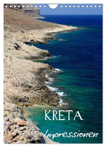 Kreta Impressionen (Wandkalender 2026 DIN A4 hoch), CALVENDO Monatskalender: Landschaft und Kultur der Urlaubsinsel Kreta (CALVENDO Orte)