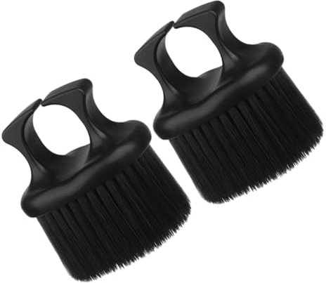 TOPPERFUN 2 Pcs Vintage Barber Brushes for Men Knuckle Beard Brush Set for Grooming and Styling in Salons or Home Use
