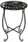 Xijobido Supporto per Piante da Interno,Portapiante Alto in Metallo 38 cm | Ripiano Fiorito Rotondo Decorativo Per Fioriere Per Serra Terrazza Soggiorno Camera Da Letto Cortile Ingresso Portico