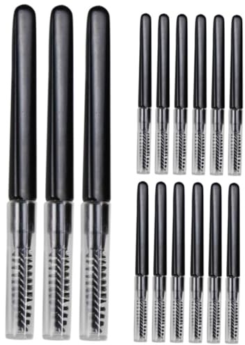 Homoyoyo Tragbare Augenbrauenbürste Mit Deckel Nylon Wimpernbürste Für Präzises Stylen Multifunktional Für Wimpern Und Augenbrauen Hygienisch Verschließbar Make up Zubehör