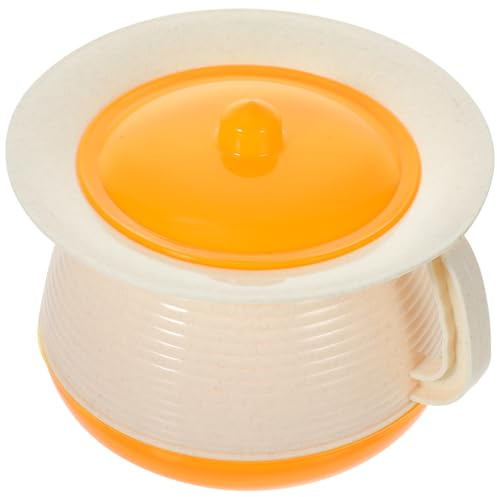 Orinal Portátil para Adultos de Plástico Tapa, 1 | Orinal Adulto Mujer, Coche y Exterior, Fácil de Limpiar y Mover