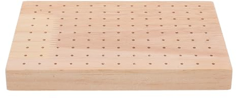 IMIKEYA Présentoir à Brochettes Apéritives en Bois Perforé, Support Compact pour Sucettes et Bonbons, Stand Polyvalent pour Buffet, Cocktails, Fêtes et Événements Traiteurs,