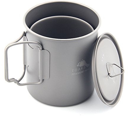 TOAKS Titan 750 ml Topf und 450 ml Cup Combo Set